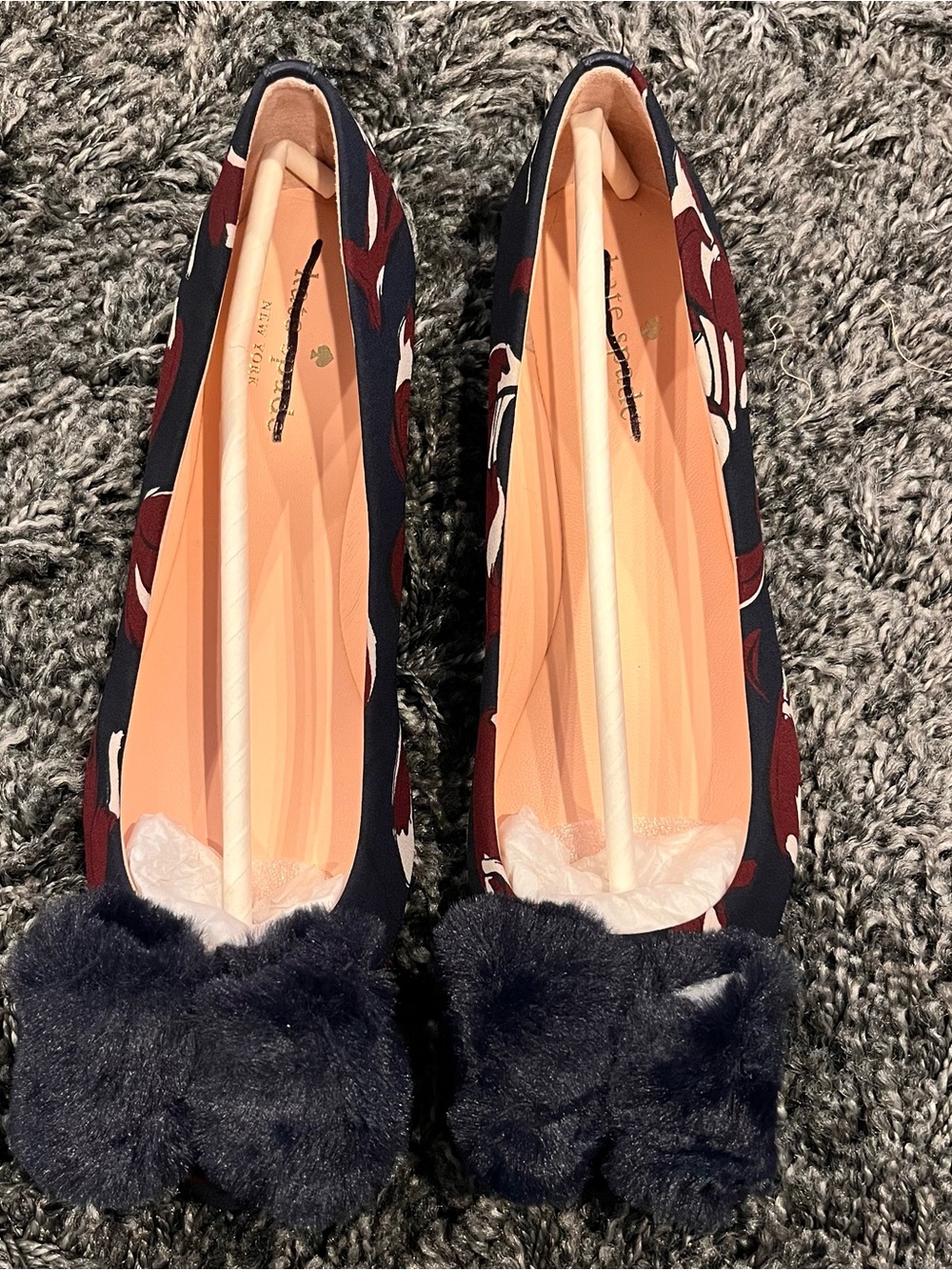 🌺NWT KATE SPADE ELEN PAISLEY BALLET FLATS SIZE 7.5🌺 - Picture 2 of 6